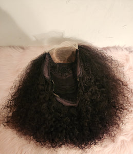 14" Deep Curly Closure Wig