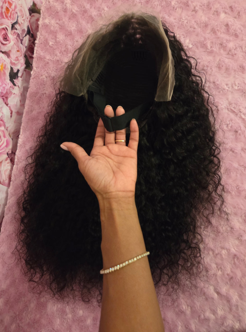 20" HD 13x4 Water Wave Frontal Lace Wig Curly Human Hair