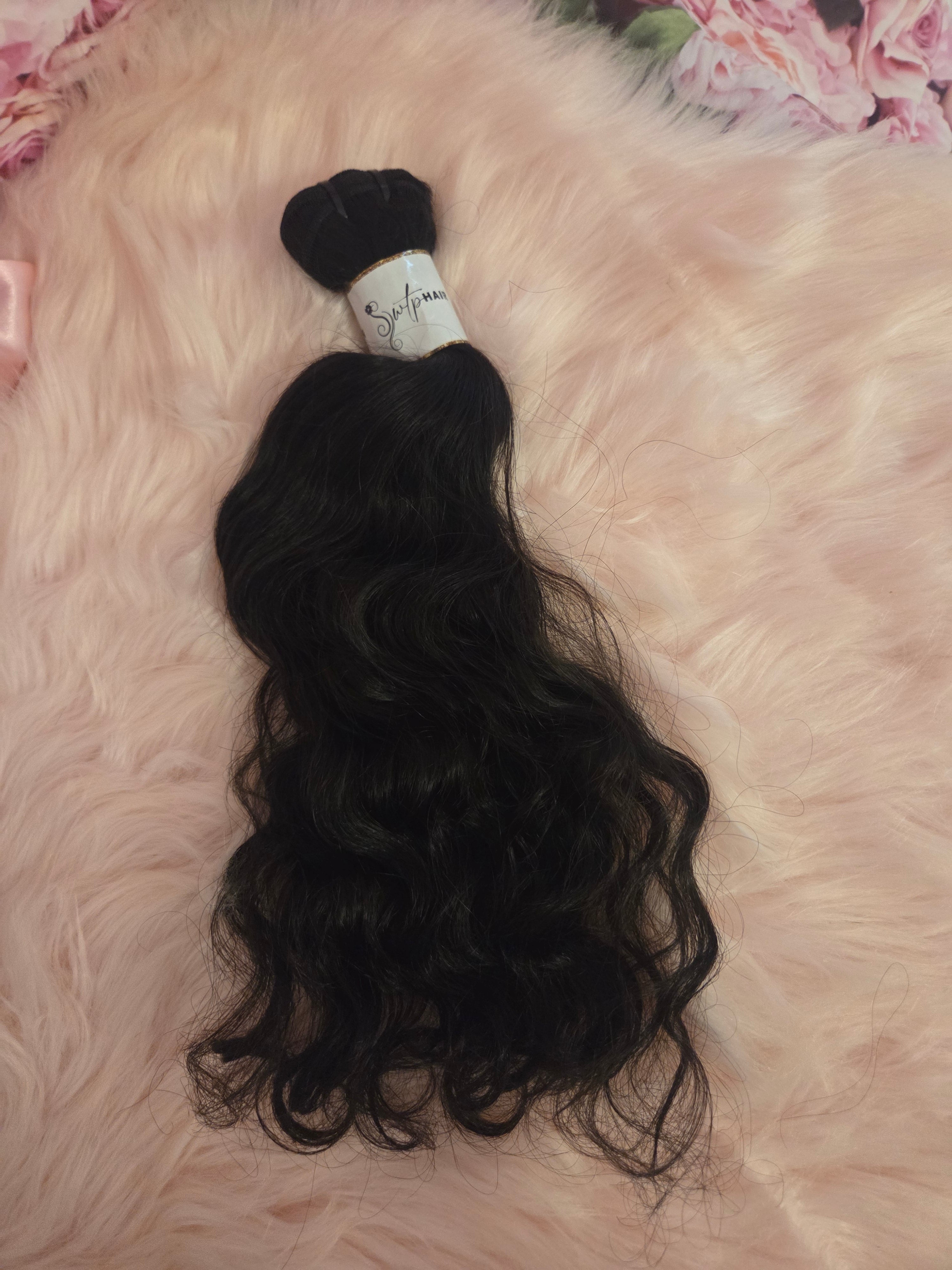 1B Black Raw Loose Deep Wave Bundle