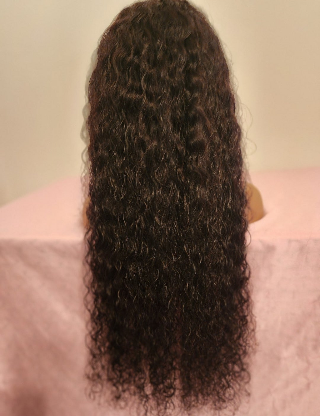 28" Transparent 13x4 Loose Deep Wave Frontal Lace Wig