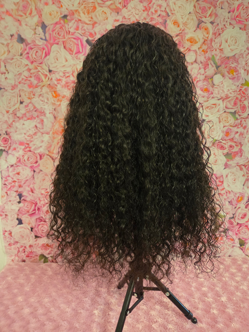 20" HD 13x4 Water Wave Frontal Lace Wig Curly Human Hair