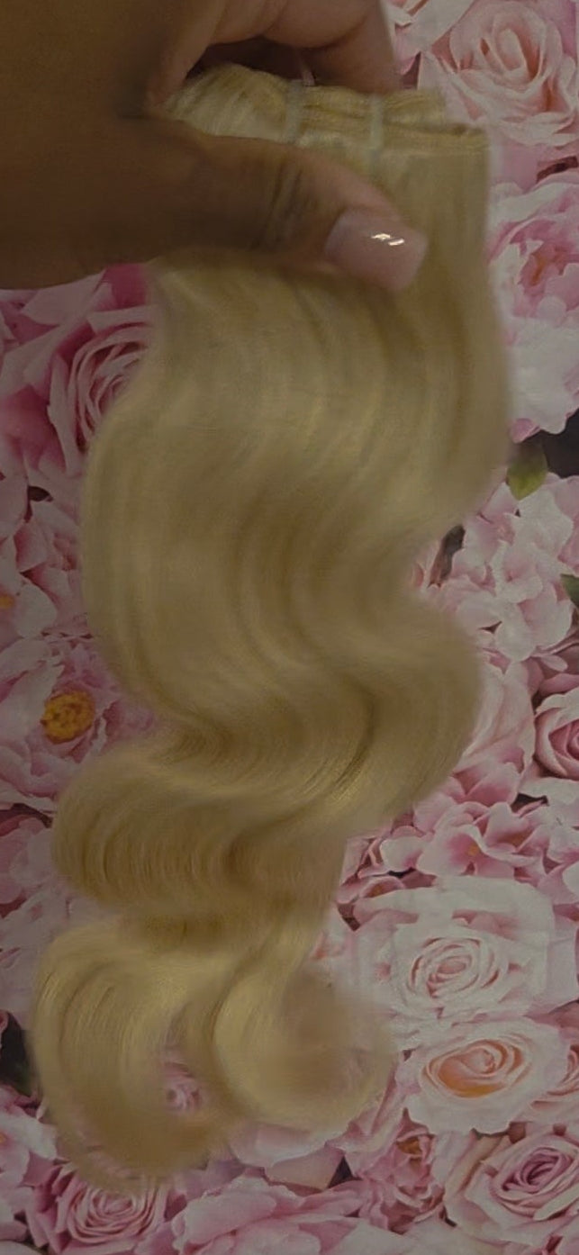 613 Blonde 16" Raw Body Wave Bundle